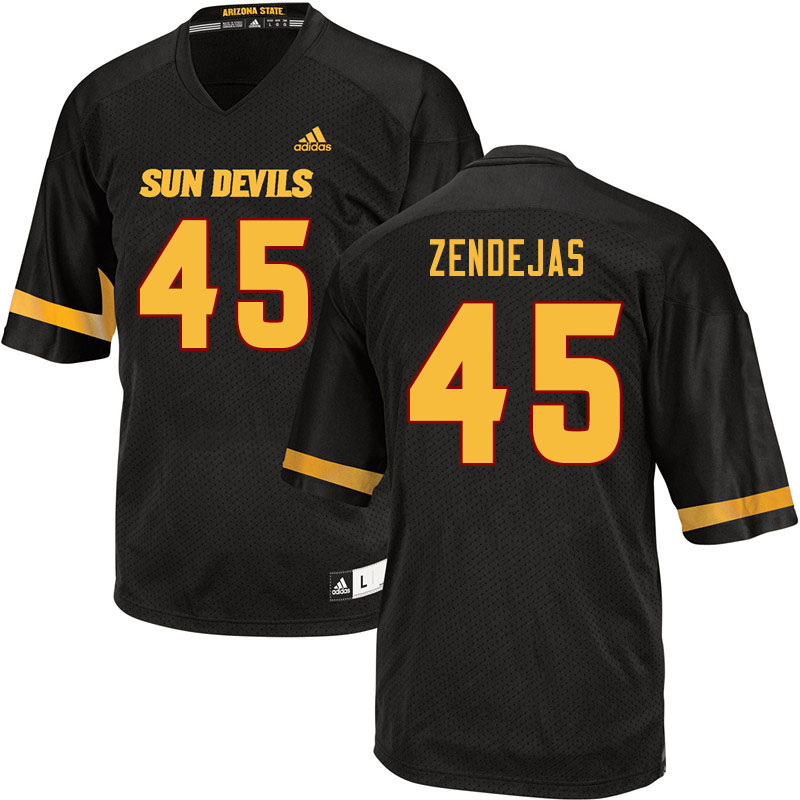 Men #45 Cristian Zendejas Arizona State Sun Devils College Football Jerseys Sale-Black